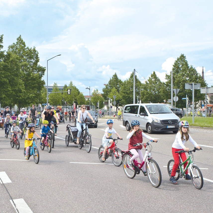 Kidical Mass 2023: am 6.August in Karlsruhe