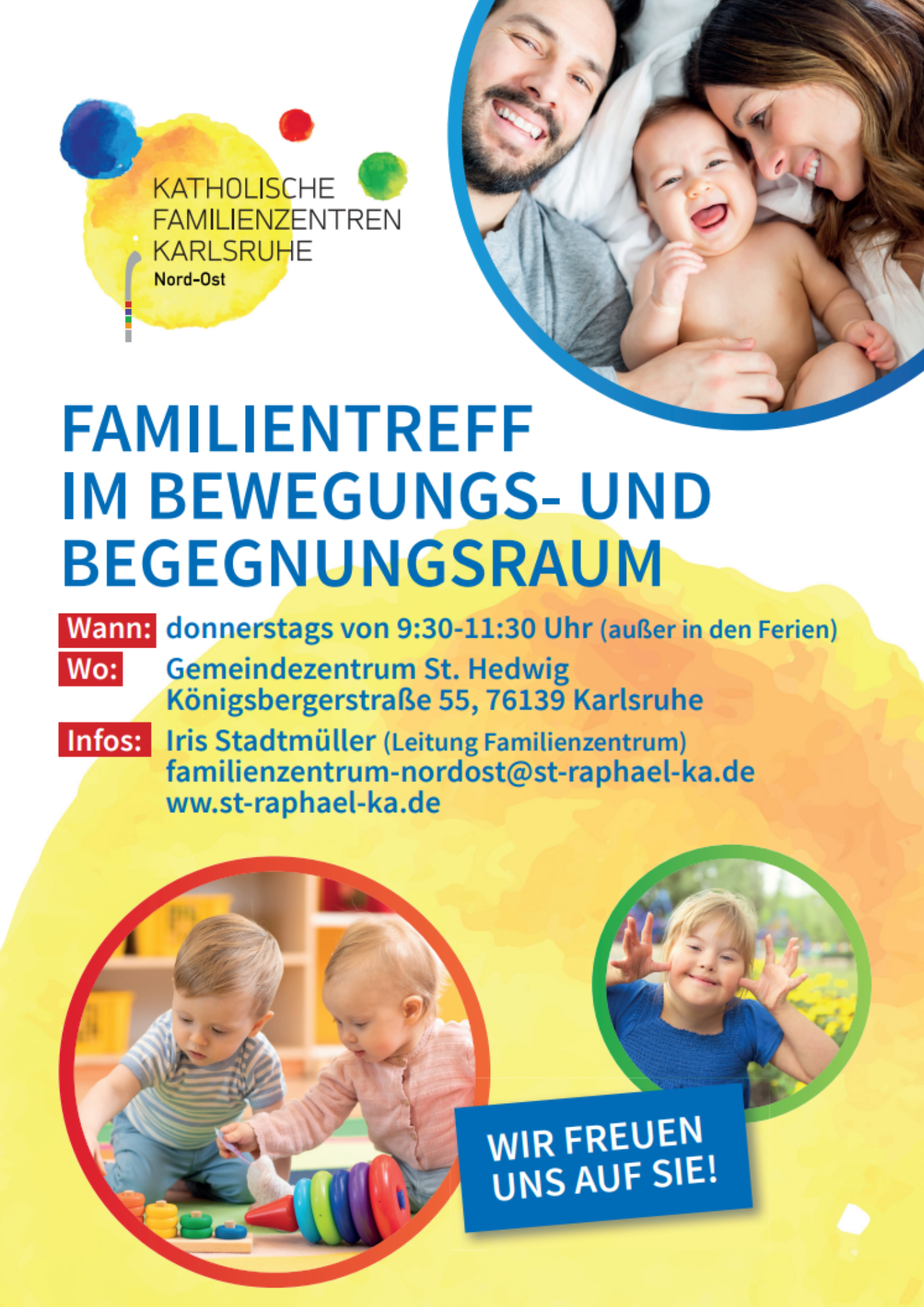Familientreff/Elterncafé Waldstadt mit Kindern von 0-6 Jahren