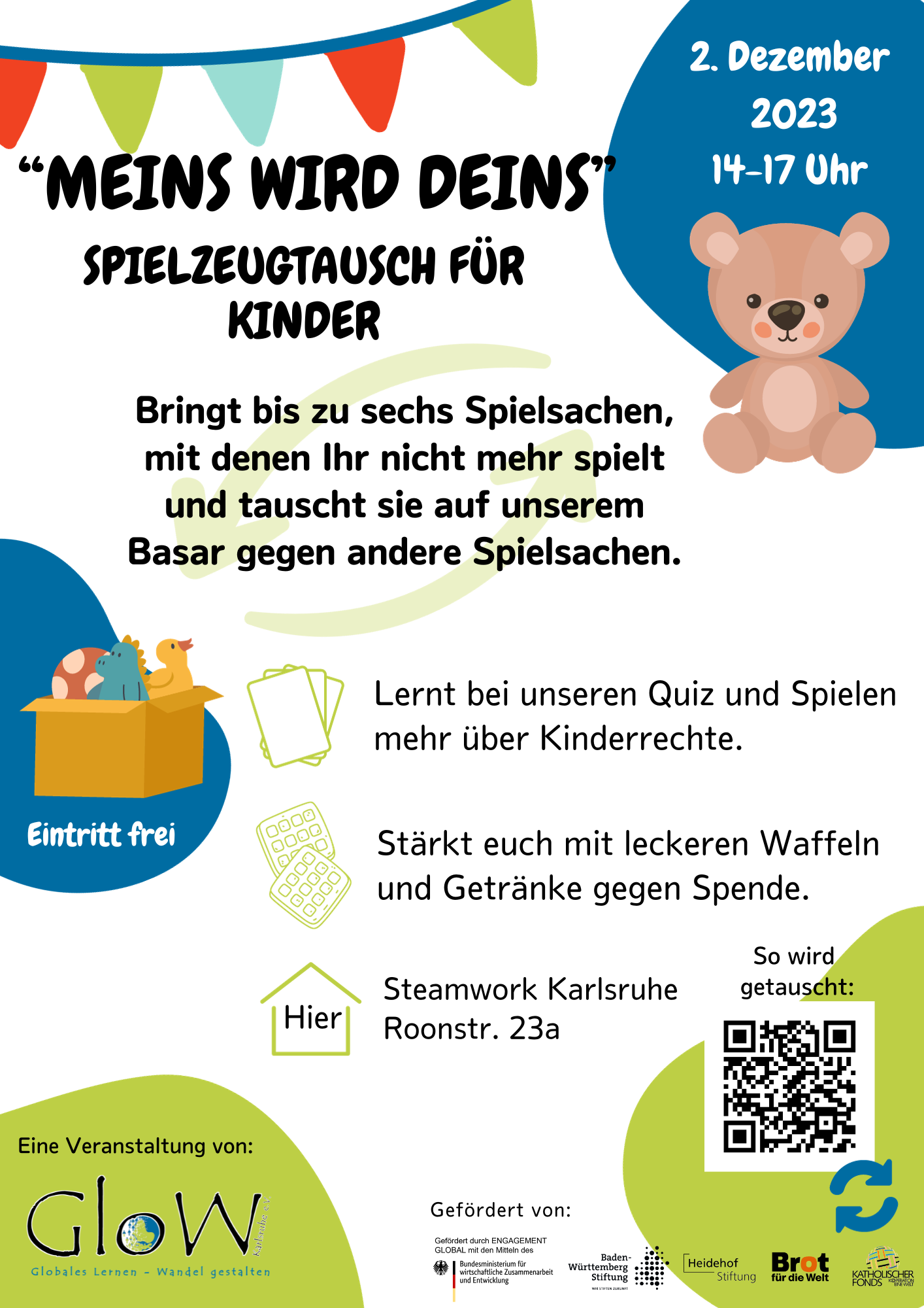 Meins wird deins – Karlsruher Spielzeugtausch für Kinder