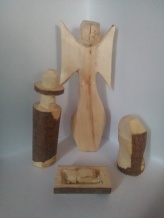 Krippenfiguren Schnitzen in der Holzwerkstatt – für Erwachsene und Familien | Waldklassenzimmer