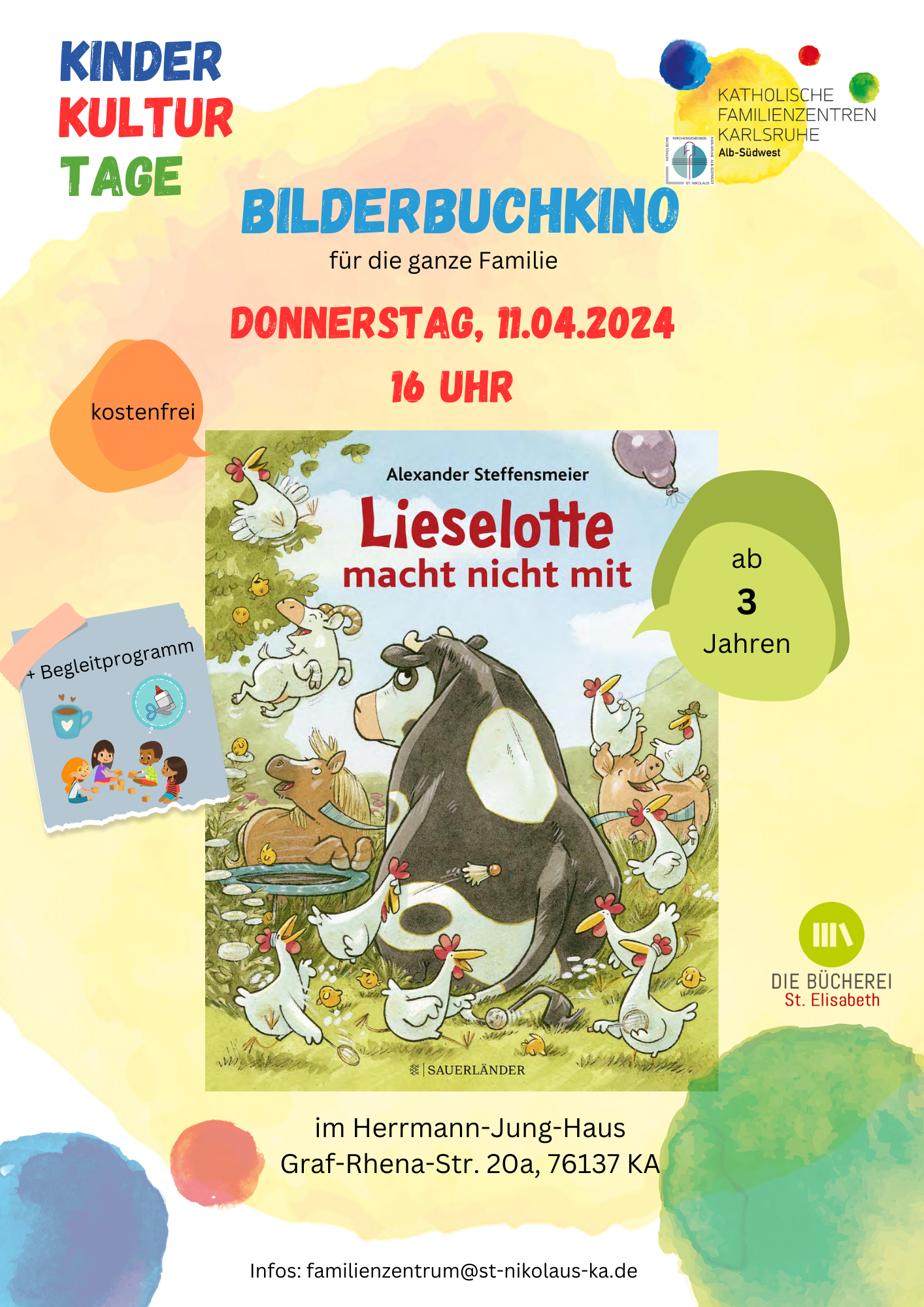 Bilderbuchkino | KinderKulturTage der Kath. Familienzentren