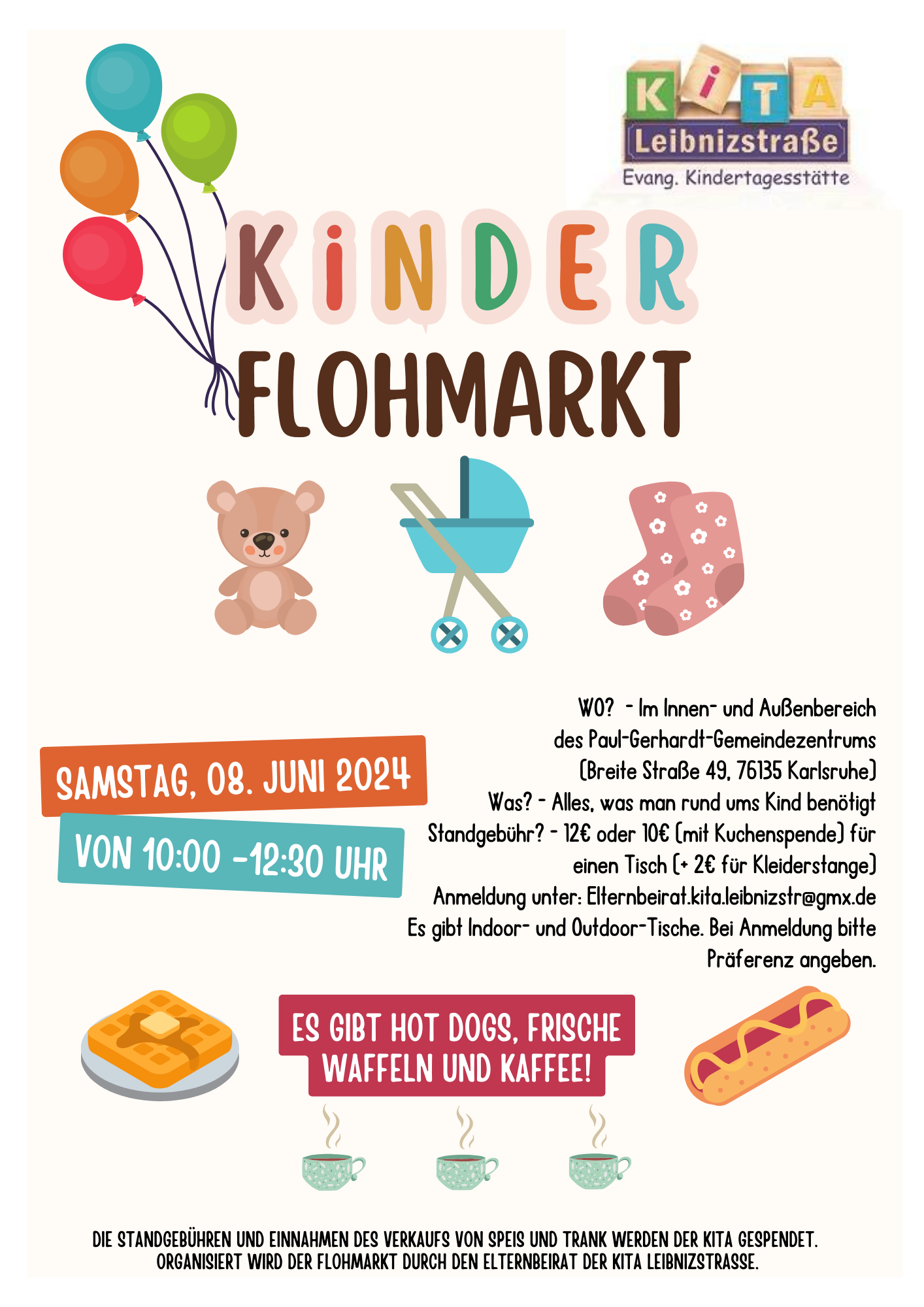 Kindersachenflohmarkt der Kita Leibnizstraße | KA-Beiertheim-Bulach