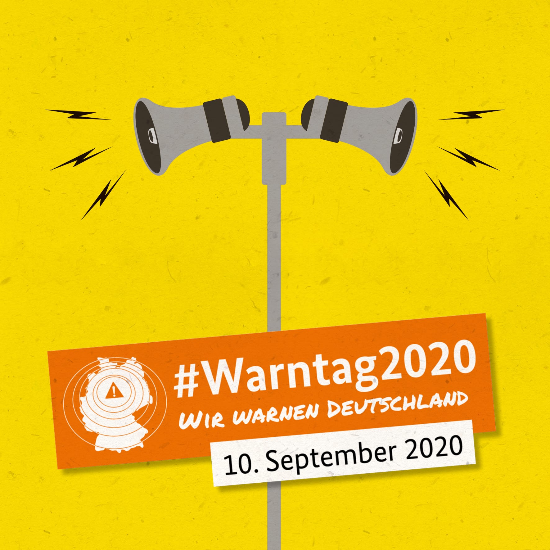 Erster bundesweiter Warntag am 10. September