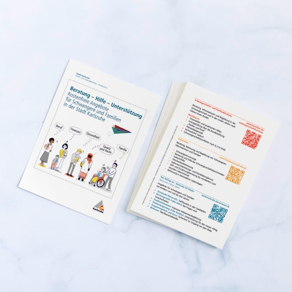 Informatives Einlegeblatt für den Mutterpass