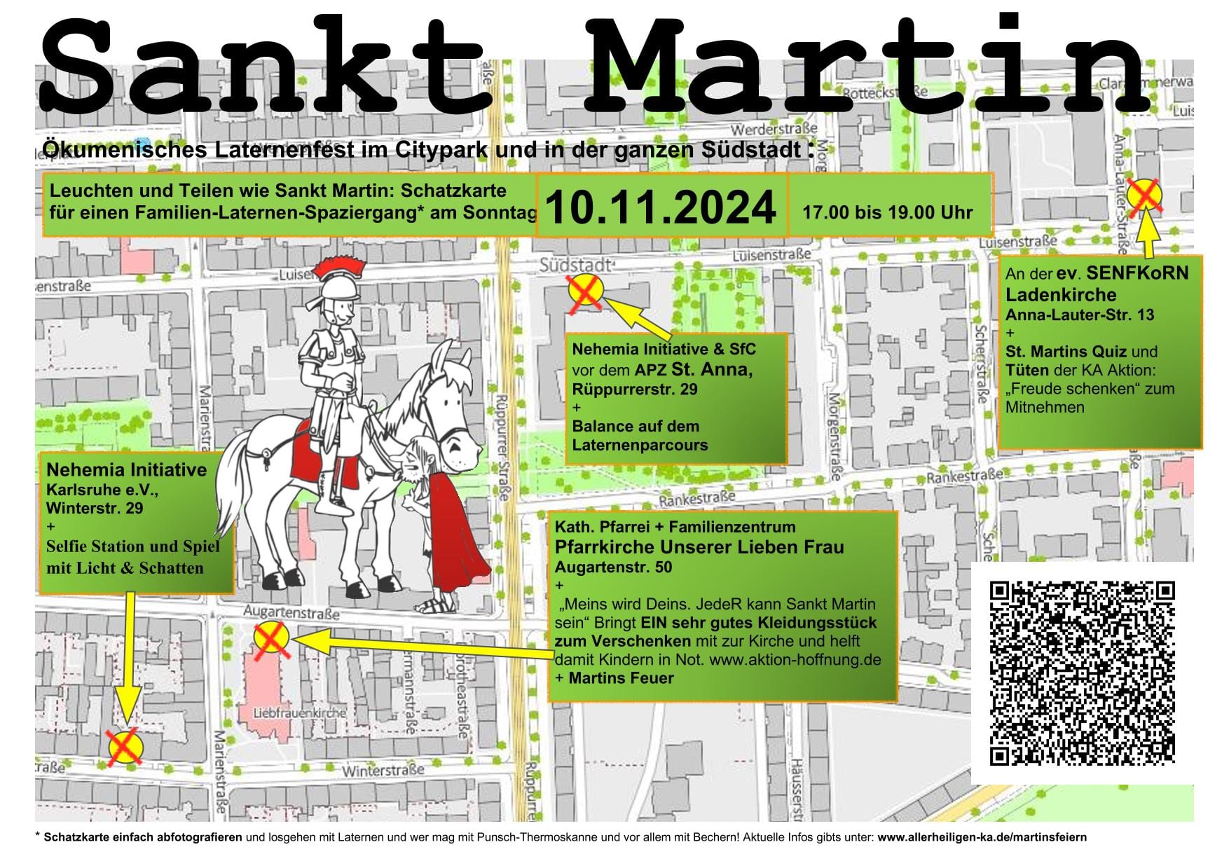 Ökumenisches Laternenfest im Citypark und in der ganzen Südstadt