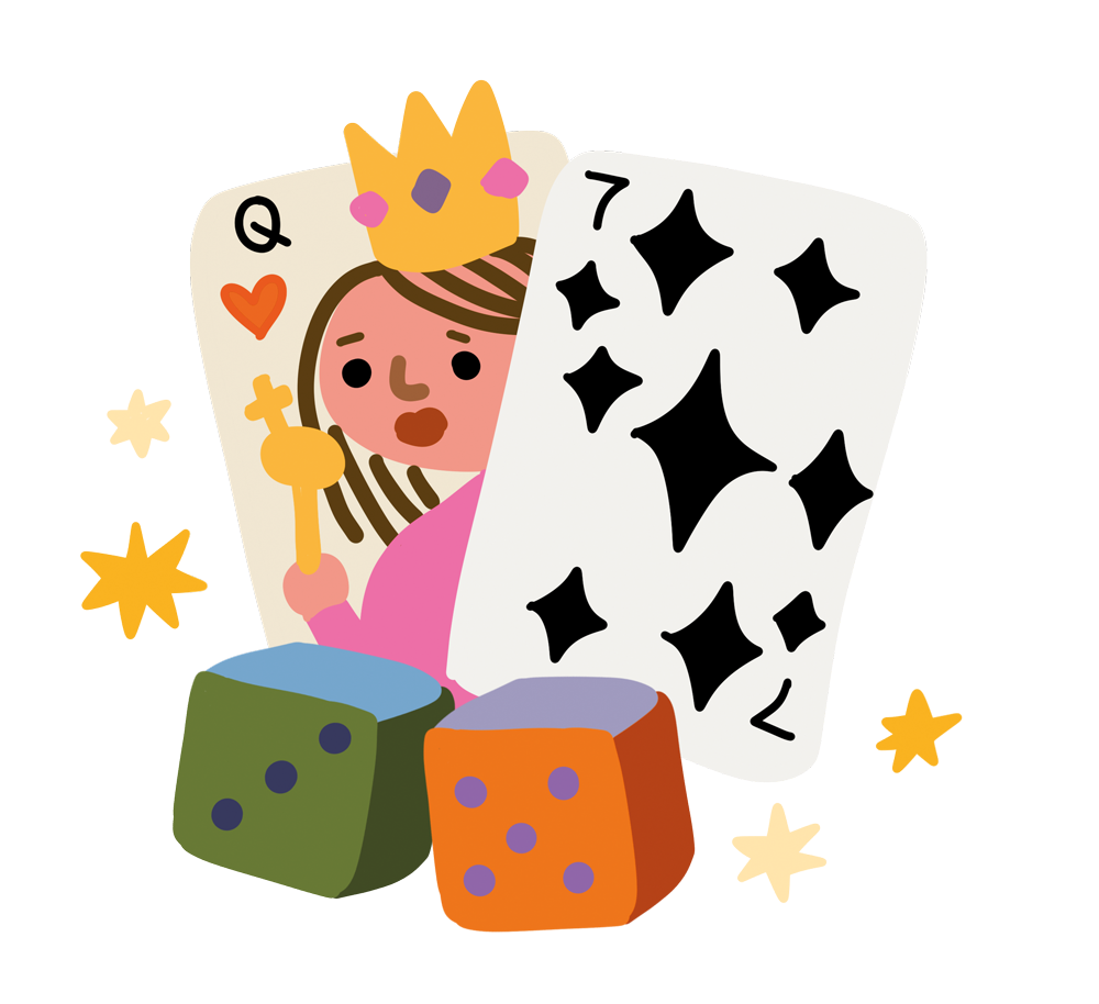 Vier lustige Geflügel-Spiele