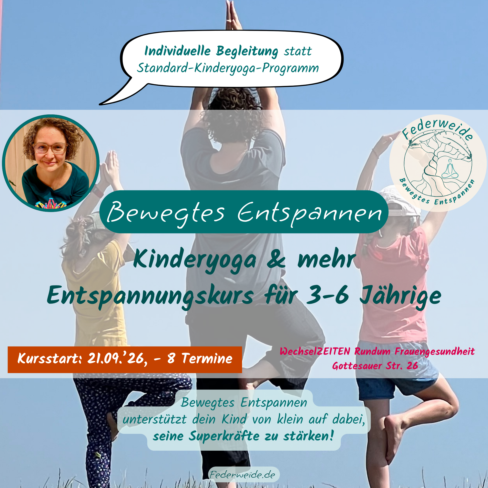 KURSSTART: Bewegtes Entspannen – Kinderyoga & mehr, Entspannungskurs für 3-6 Jährige