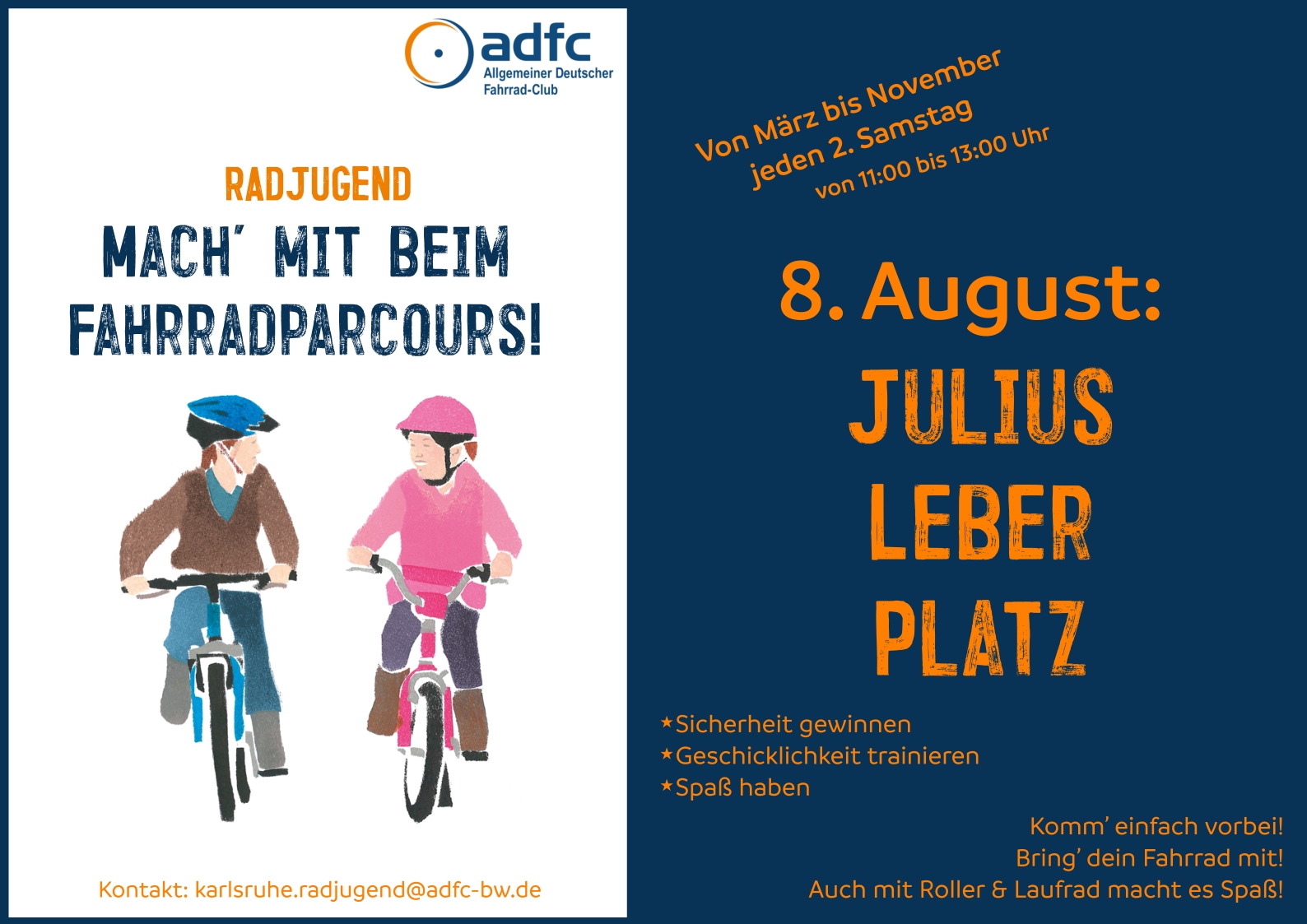 Kinder-Fahrradparcours
