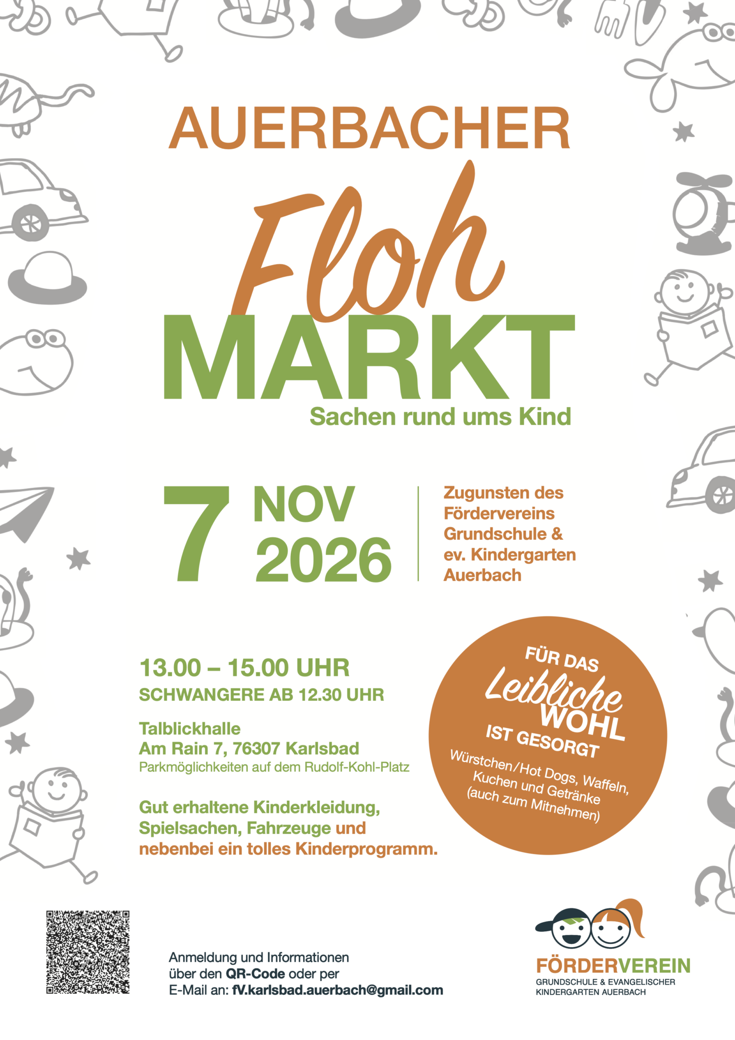 Auerbacher Flohmarkt „Sachen rund ums Kind“ | Karlsbad